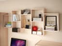 MIRJAN24 Wandregal Trio 001 Beige Modern Bild 1