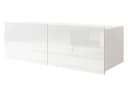 MIRJAN24 TV-Schrank Calabrini 100 03 Weiß Silber Grifflos Bild 2