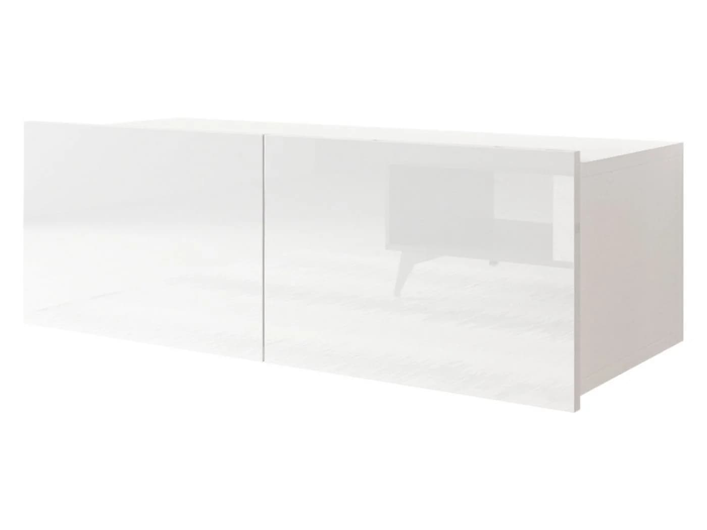 MIRJAN24 TV-Schrank Calabrini 100 03 Weiß Silber Grifflos - Bild 2