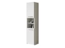 MIRJAN24 Hochschrank S40 2-türig Badmöbel Weiß Bild 2