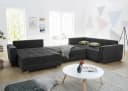 Jockenhöfer Gruppe Wohnlandschaft Brixen U-Form Grau mit Bettfunktion Bild 1