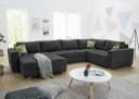 Jockenhöfer Gruppe Wohnlandschaft Brixen U-Form Grau mit Bettfunktion Bild 2
