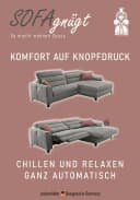 Jockenhöfer Ecksofa Double One L-Form Relax Rosa Grau Bild 1