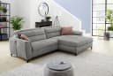 Jockenhöfer Ecksofa Double One L-Form Relax Rosa Grau Bild 2