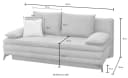 Jockenhöfer Schlafsofa Laurin mit Bettfunktion und Bettkasten Bild 5