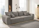 Jockenhöfer Big-Sofa Moldau XXL Grau mit Federkern Bild 2