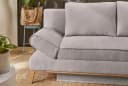 Jockenhöfer Schlafsofa Yann Grau mit Bettfunktion und Bettkasten Bild 5