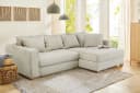 Jockenhöfer Gruppe Ecksofa Kampen L-Form Grau-Beige mit Bettfunktion Bild 2