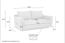 Jockenhöfer Schlafsofa Ron Grün mit Bettfunktion und Bettkasten Bild 5