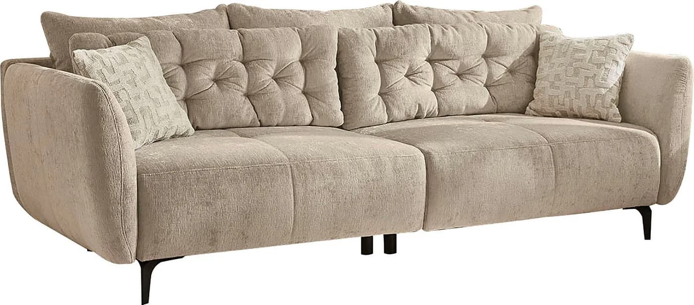 Jockenhöfer Gruppe Big-Sofa Spa Beige Grau Retro-Look