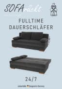 Jockenhöfer Schlafsofa Calli Grau mit Bettfunktion und Bettkasten Bild 4