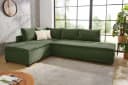 Jockenhöfer Gruppe Ecksofa Madrid L-Form Grün mit Bettfunktion Bild 2