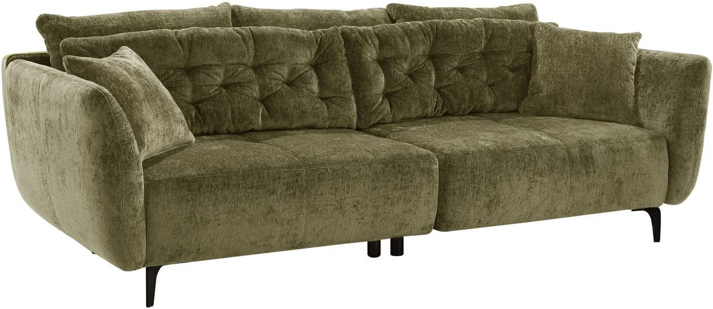 Big-Sofa JOCKENHÖFER GRUPPE Spa Retro-Look Grün 251 cm