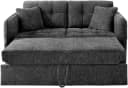 Jockenhöfer Schlafsofa Leon Schwarz mit Bettfunktion Bild 1