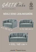 Jockenhöfer Schlafsofa Leon Schwarz mit Bettfunktion Bild 3