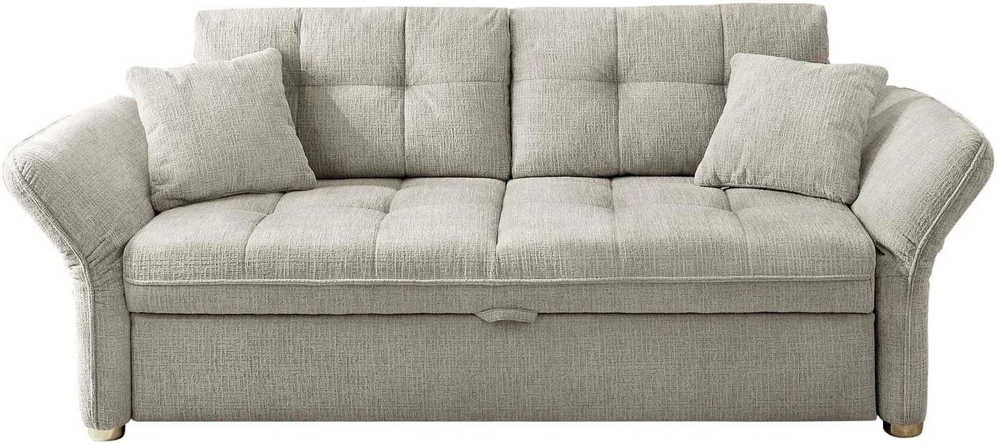 Schlafsofa Leon Jockenhöfer Gruppe Grau mit Bettfunktion
