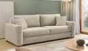 Jockenhöfer Schlafsofa Micha Grau-Beige mit Bettkasten Bild 2