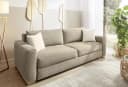 Jockenhöfer Schlafsofa Micha Taupe mit Bettfunktion und Bettkasten Bild 2