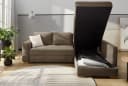 Jockenhöfer Ecksofa Sunset L-Form Taupe mit Bettfunktion Bild 1