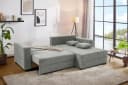 Jockenhöfer Gruppe Ecksofa Elmau XL L-Form Grau mit Bettfunktion Bild 1