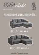 Jockenhöfer Gruppe Ecksofa Elmau XL L-Form Grau mit Bettfunktion Bild 4