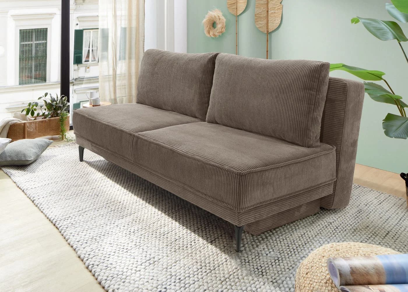JOCKENHÖFER GRUPPE Maestro Dauerschlafsofa Taupe 161x200 cm - Bild 2