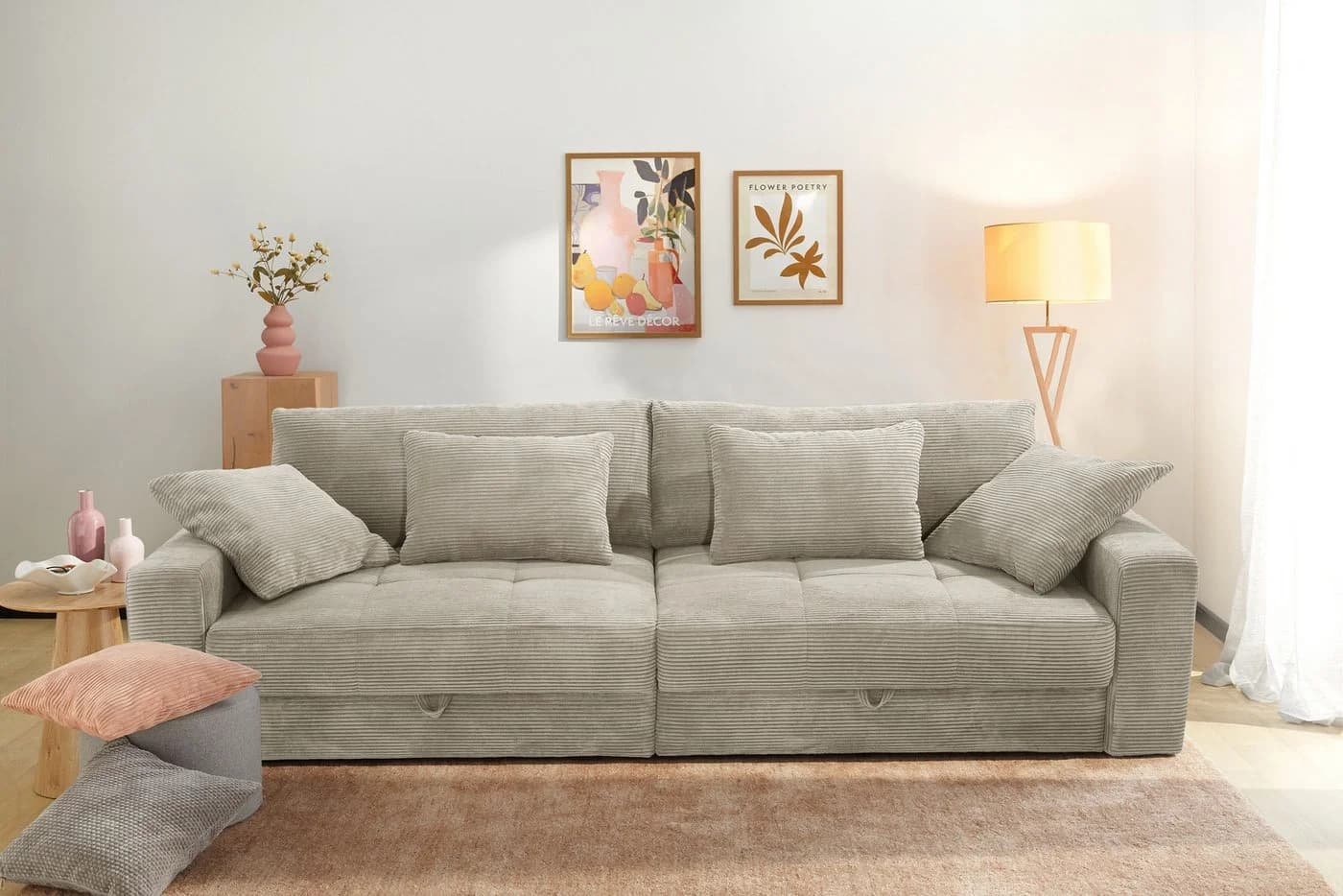 Big-Sofa JOCKENHÖFER GRUPPE Space XL 284 cm grau beige 426 17 - Bild 2