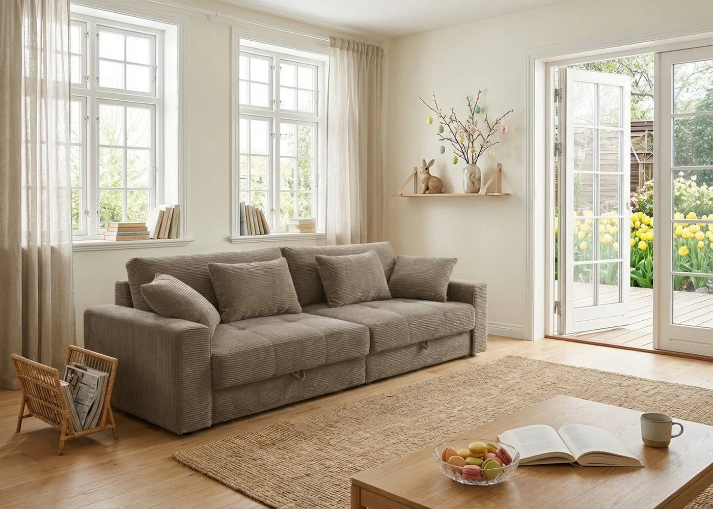 Big-Sofa JOCKENHÖFER GRUPPE Space XL 284cm taupe 426 18 - Bild 4