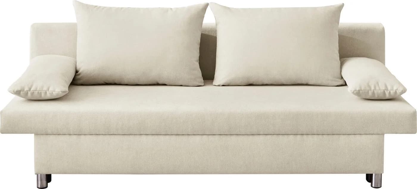 Jockenhöfer Gruppe Schlafsofa Beige mit Bettkasten & Bettfunktion