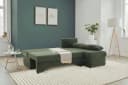 Jockenhöfer Ecksofa Polaris L-Form Grün mit Bettfunktion & Bettkasten Bild 1