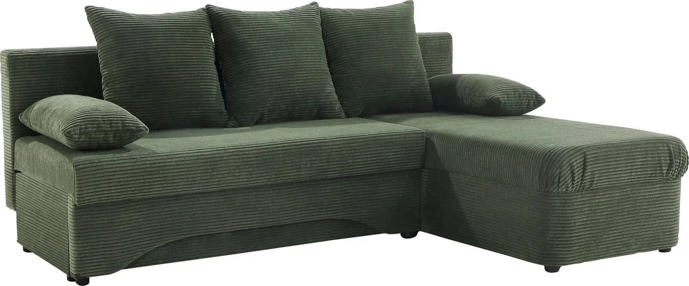 Jockenhöfer Ecksofa Polaris L-Form Grün mit Bettfunktion & Bettkasten - Bild 3