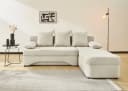 Jockenhöfer Gruppe Ecksofa Polaris L-Form Beige mit Bettfunktion & Bettkasten Bild 2