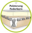 Jockenhöfer Gruppe Hocker Moldau Grau Federkern XXL Bild 3