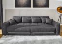 Jockenhöfer Gruppe Big-Sofa Lumina XXL mit LED-RGB-Beleuchtung Dunkelgrau Bild 1
