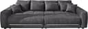 Jockenhöfer Gruppe Big-Sofa Lumina XXL mit LED-RGB-Beleuchtung Dunkelgrau Bild 2