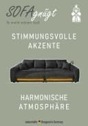 Jockenhöfer Gruppe Big-Sofa Lumina XXL mit LED-RGB-Beleuchtung Dunkelgrau Bild 3