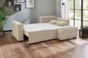 Jockenhöfer Gruppe Ecksofa Elmau Beige Chenille mit Bettkasten & Schlaffunktion Bild 1