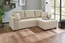 Jockenhöfer Gruppe Ecksofa Elmau Beige Chenille mit Bettkasten & Schlaffunktion Bild 2