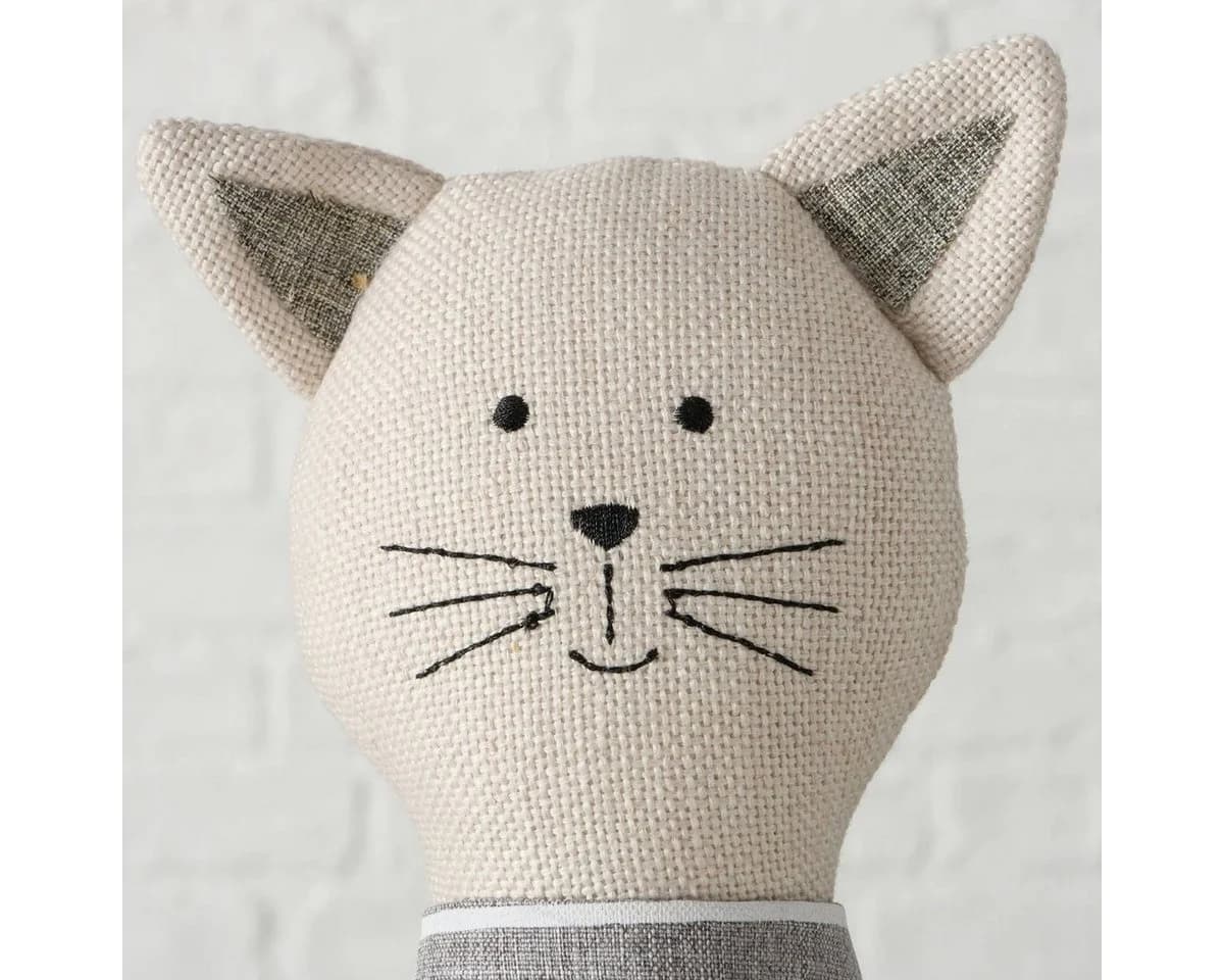 BOLTZE GRUPPE Türstopper MINKA Katze Beige Skandinavisch