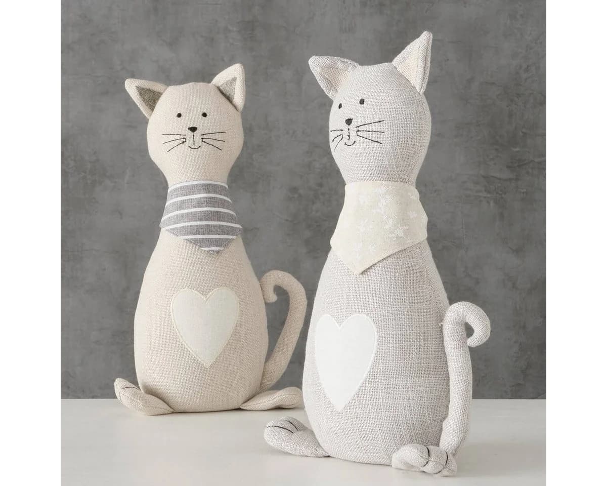BOLTZE GRUPPE Türstopper MINKA Katze Beige Skandinavisch - Bild 4