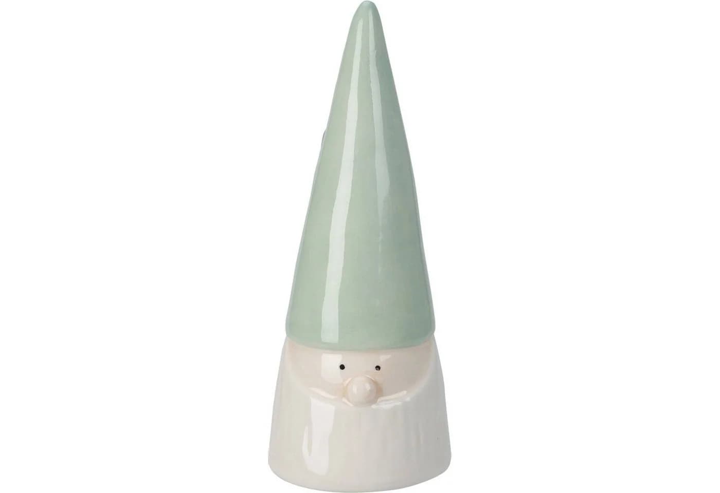 Home & styling collection Weihnachtsfigur Wichtelmännchen Keramik Weiß