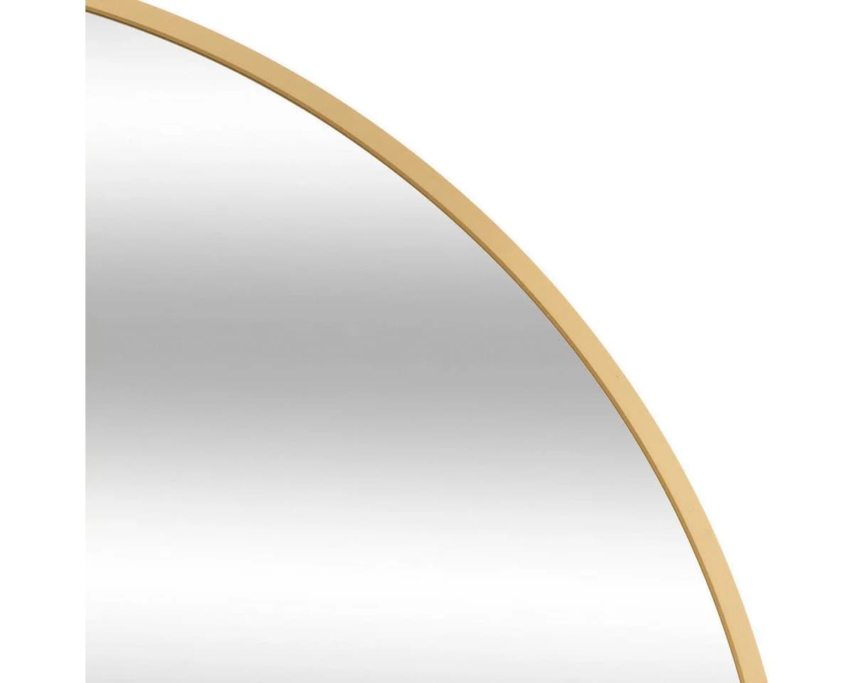 Atmosphera Créateur d'intérieur Wandspiegel 70 cm Schwarz-Gold Metallrahmen - Bild 3