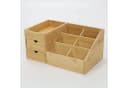 BOXIMO Bambus Organizer mit Schubladen Aufbewahrungsbox Bild 3