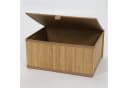 BOXIMO Aufbewahrungsbox Bambus-Korb-Set mit Deckel Bild 5