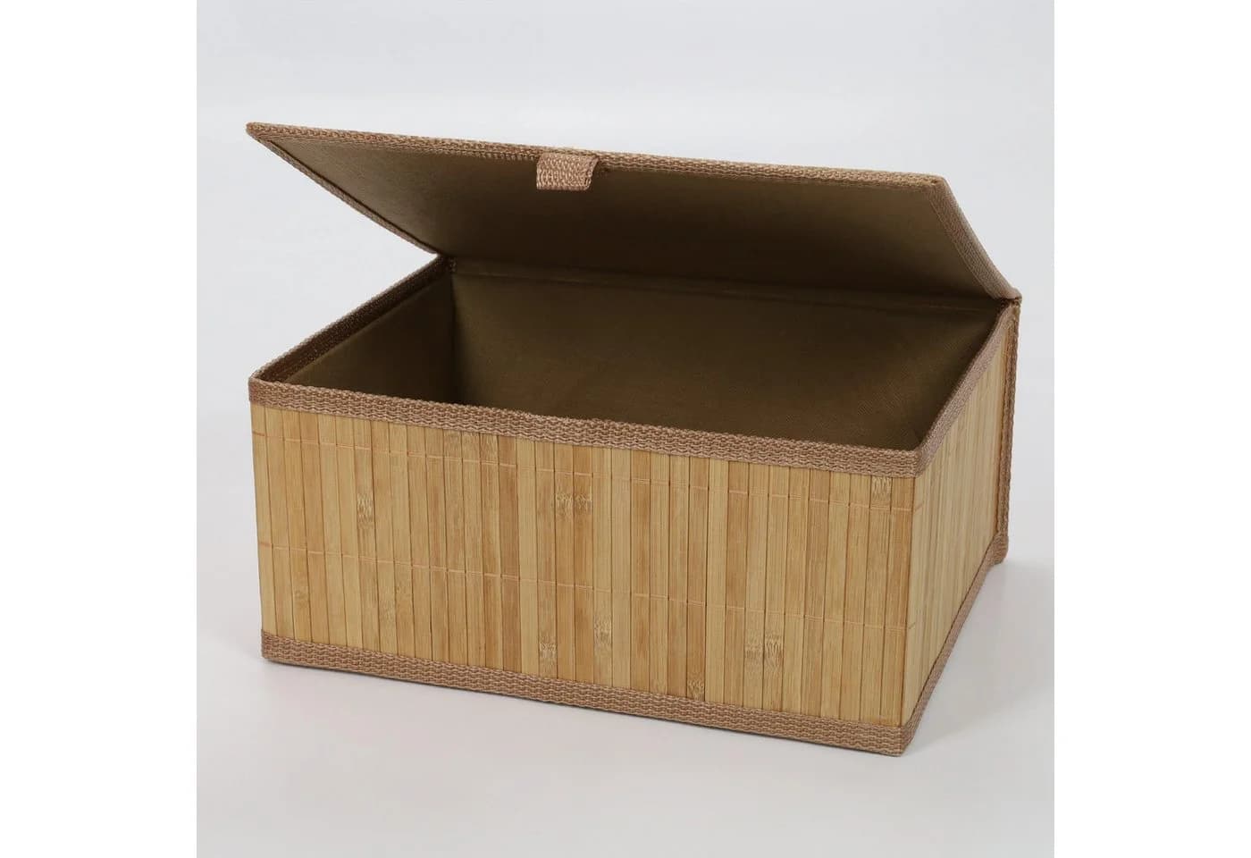 BOXIMO Aufbewahrungsbox Bambus-Korb-Set mit Deckel - Bild 5