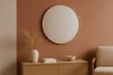 EDAXO Wandspiegel NOOR Rund Metallrahmen Gold/Schwarz Bild 5