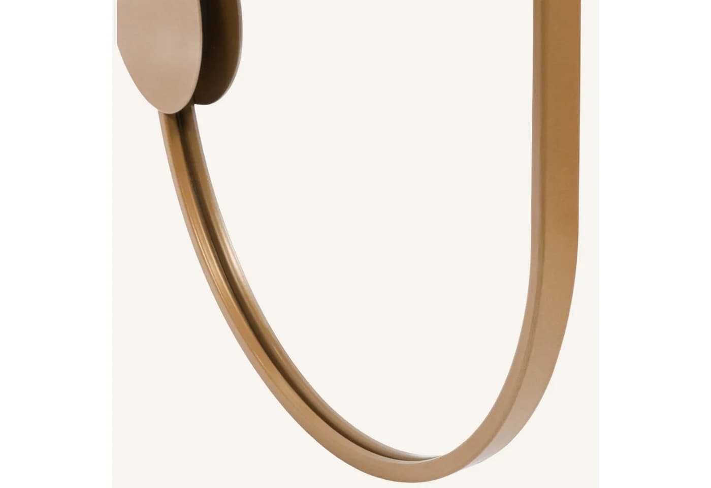 EDAXO Wandspiegel Oval 76x50cm Gold - Bild 3