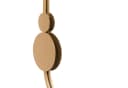 EDAXO Wandspiegel Oval 76x50cm Gold Bild 4