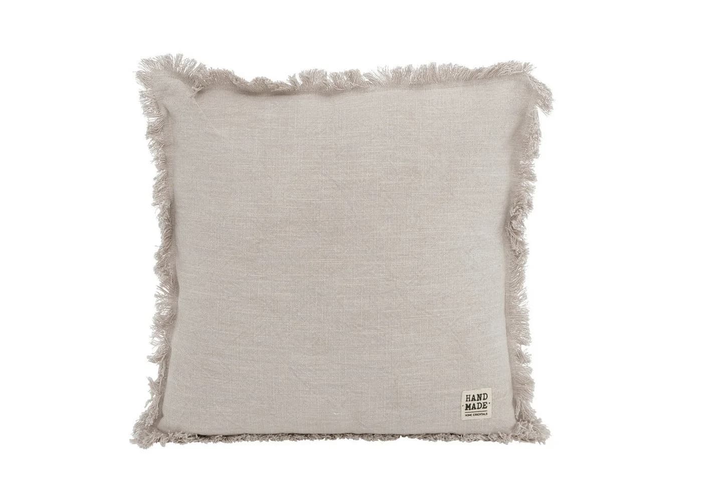 BOLTZE GRUPPE Dekokissen LENEA Baumwolle 45x45 cm Beige/Weiß - Bild 2