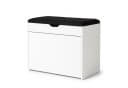BOXIMO Schuhschrank VAULT mit Sitzbank Weiß Bild 2
